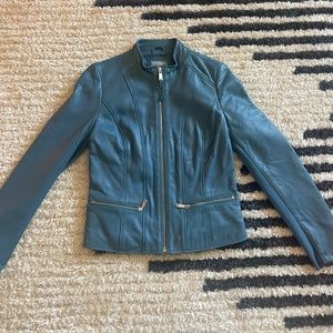 Neiman Marcus Exclusive Leather Jacket